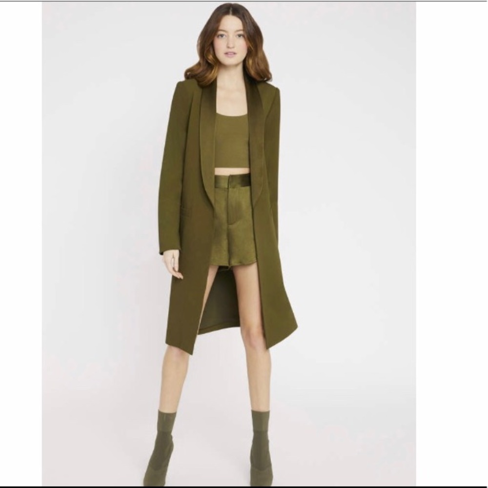 Alice + Olivia, Long shawl collar jacket, elegant, brand new